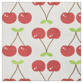 Tissu rétro cerise - Grande impression (Échantillon)