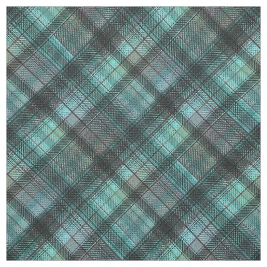 Tissu Rétro classique écossais bleu écossais plaid (Échantillon)