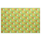 Tissu Retro Daisies Motif Green (Fat Quarter)