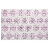 Tissu rétro élément pourpre floral (Fat Quarter)