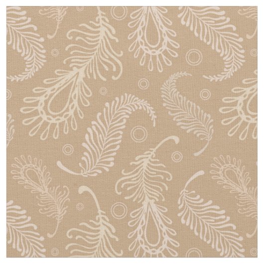 Tissu Rétro-feater-pâle-motif (Fermer)