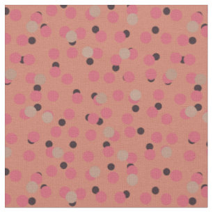Tissu Retro Flamingo Fizz Bold Pink Points  