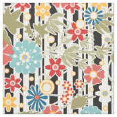 Tissu Rétro, floral rétro (Détail)