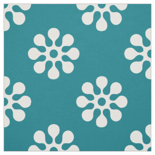 Tissu Rétro Flowers