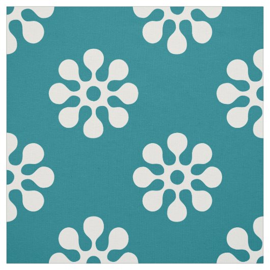 Tissu Rétro Flowers (Échantillon)