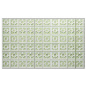 Tissu Retro Green Trellis (Yard)