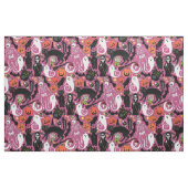Tissu rétro halloween bublegum (Fat Quarter)