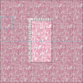 Tissu rétro ivoire de rose de cirque (Carreau)