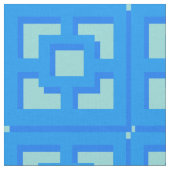 Tissu Retro Jet Set Trellis bleu Trellis Fabric (Fermer)