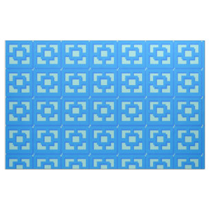 Tissu Retro Jet Set Trellis bleu Trellis Fabric