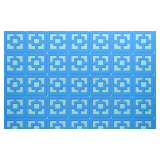 Tissu Retro Jet Set Trellis bleu Trellis Fabric (Fat Quarter)