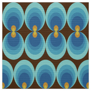 tissu rétro les années 70 des années 60