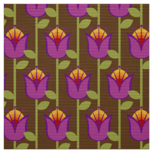 tissu rétro les années 70 des années 60