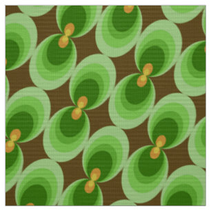 tissu rétro les années 70 des années 60