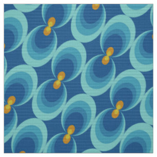 tissu rétro les années 70 des années 60