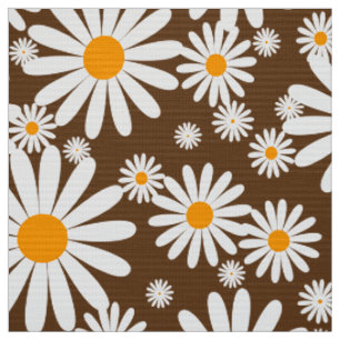tissu rétro les années 70 des années 60