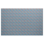 Tissu Rétro motif de colibri (Fat Quarter)