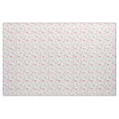Tissu Rétro motif de Flamant rose (Fat Quarter)