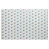 Tissu Rétro motif de guingan de fraise (Yard)
