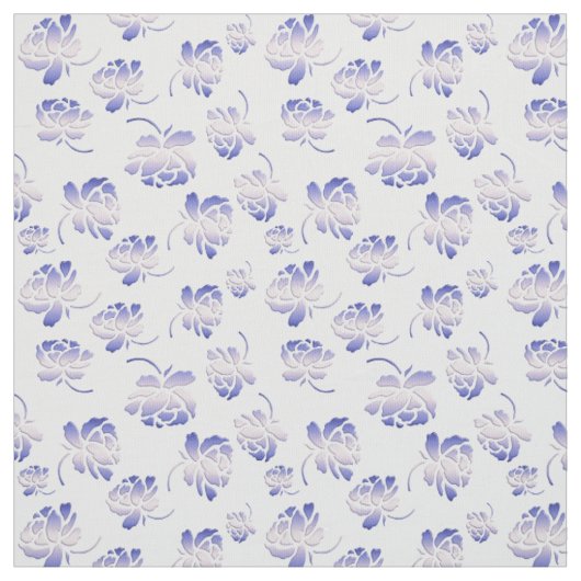 Tissu rétro motif floral (Échantillon)