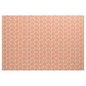 Tissu Rétro motif orange de cale (Fat Quarter)