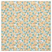 Tissu Rétro motif orange fruité de tranches (Échantillon)