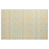 Tissu Rétro motif orange fruité de tranches (Fat Quarter)