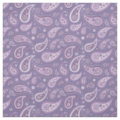 Tissu Rétro motif pourpre de Paisley (Échantillon)