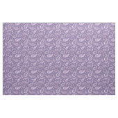 Tissu Rétro motif pourpre de Paisley (Fat Quarter)