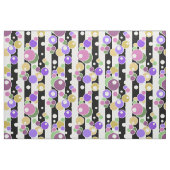Tissu Rétro, rayé et pois (Fat Quarter)