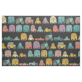 Tissu rétro rides graphite (Fat Quarter)