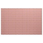 Tissu Rétro Rose et Olive Vérification de Cercle (Yard)