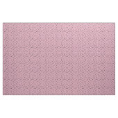Tissu Retro Smiling Flower Pattern in black and Rosa (Yard)