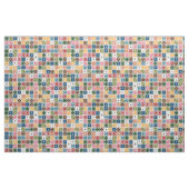 Tissu Retro Starburst Dominoes (Fat Quarter)