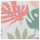 Tissu Rétro, tropical, feuille (Fermer)