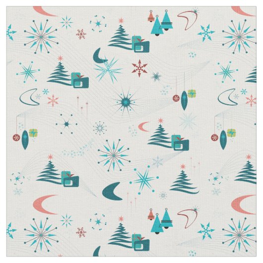 Tissu Retro Un Noël Go-Go (Fermer)