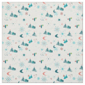 Tissu Retro Un Noël Go-Go (Échantillon)