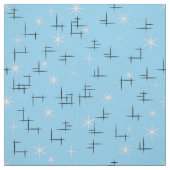 Tissu Rétros étoiles (Échantillon)