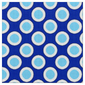 Tissu Rétros points cerclés, bleu de cobalt et blanc (Fermer)
