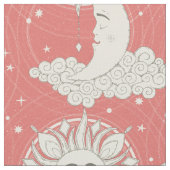 Tissu rêve bohème corail (Fermer)