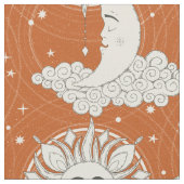 Tissu rêve bohème orange (Fermer)