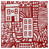 Tissu Rêve urbain - Ruby Red (Fermer)