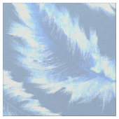 Tissu rêves doux - plumes cyanotypes : (Fermer)