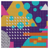 Tissu Rewind 80s Memphis motif 2002 (Fermer)