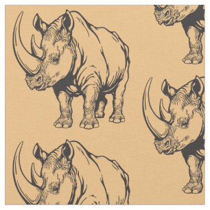 Tissu rhinocéros ou rhinocéros