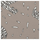 Tissu Rhinoceroses Abstraites (Fermer)