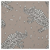 Tissu Rhinoceroses Abstraites (Échantillon)