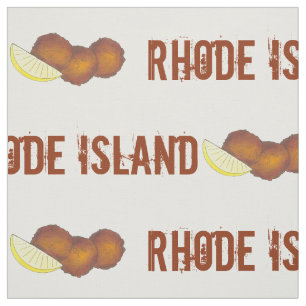 Tissu Rhode Island Cakes Clam Fried Clamcakes Seafood RI