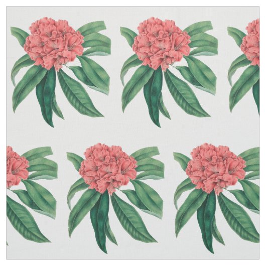 Tissu Rhododendron rose (Échantillon)