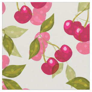 Tissu Ripe cherry
